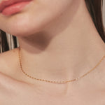 ciite' シーテ ネックレス 【 金属アレルギー対応 】 グリッターチェーンネックレス サージカルステンレス