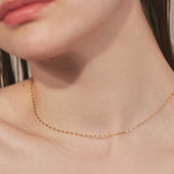 ciite' シーテ ネックレス 【 金属アレルギー対応 】 グリッターチェーンネックレス サージカルステンレス