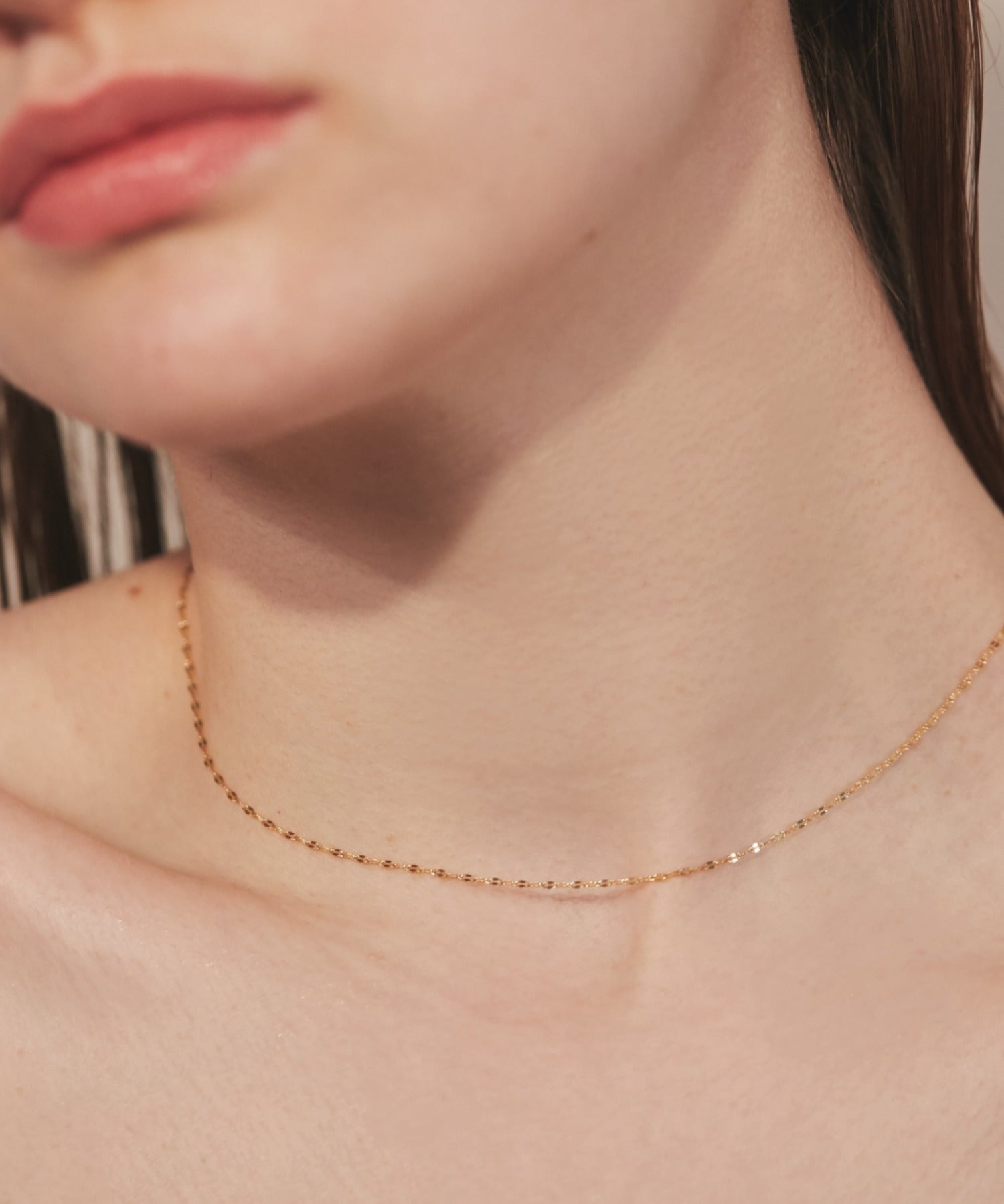 ciite' シーテ ネックレス 【 金属アレルギー対応 】 グリッターチェーンネックレス サージカルステンレス