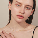 ciite' シーテ ネックレス 【 金属アレルギー対応 】 グリッターチェーンネックレス サージカルステンレス