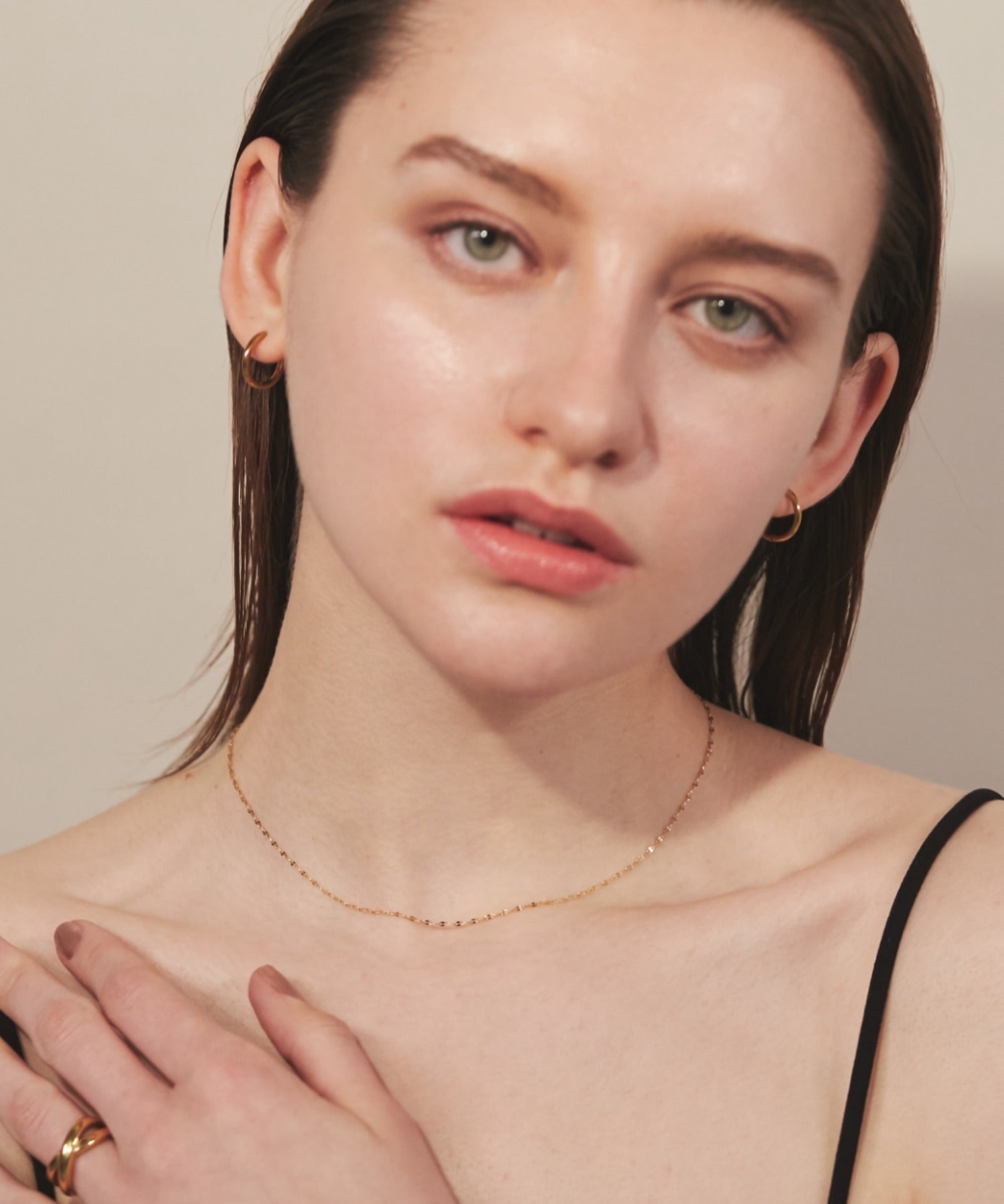 ciite' シーテ ネックレス 【 金属アレルギー対応 】 グリッターチェーンネックレス サージカルステンレス