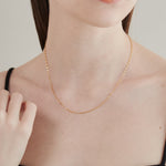 ciite' シーテ ネックレス 【 金属アレルギー対応 】 グリッターチェーンネックレス サージカルステンレス