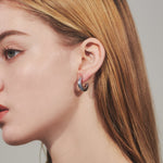 ciite' シーテ ピアス（両耳用） 【 金属アレルギー対応 】 ニュアンスピアス サージカルステンレス (両耳用) シルバー FREE