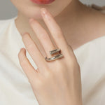 ciite' シーテ リング 【 金属アレルギー対応 】 ニュアンスリング サージカルステンレス シルバー