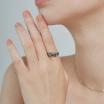 ciite' シーテ リング 【 金属アレルギー対応 】 ノットリング サージカルステンレス シルバー