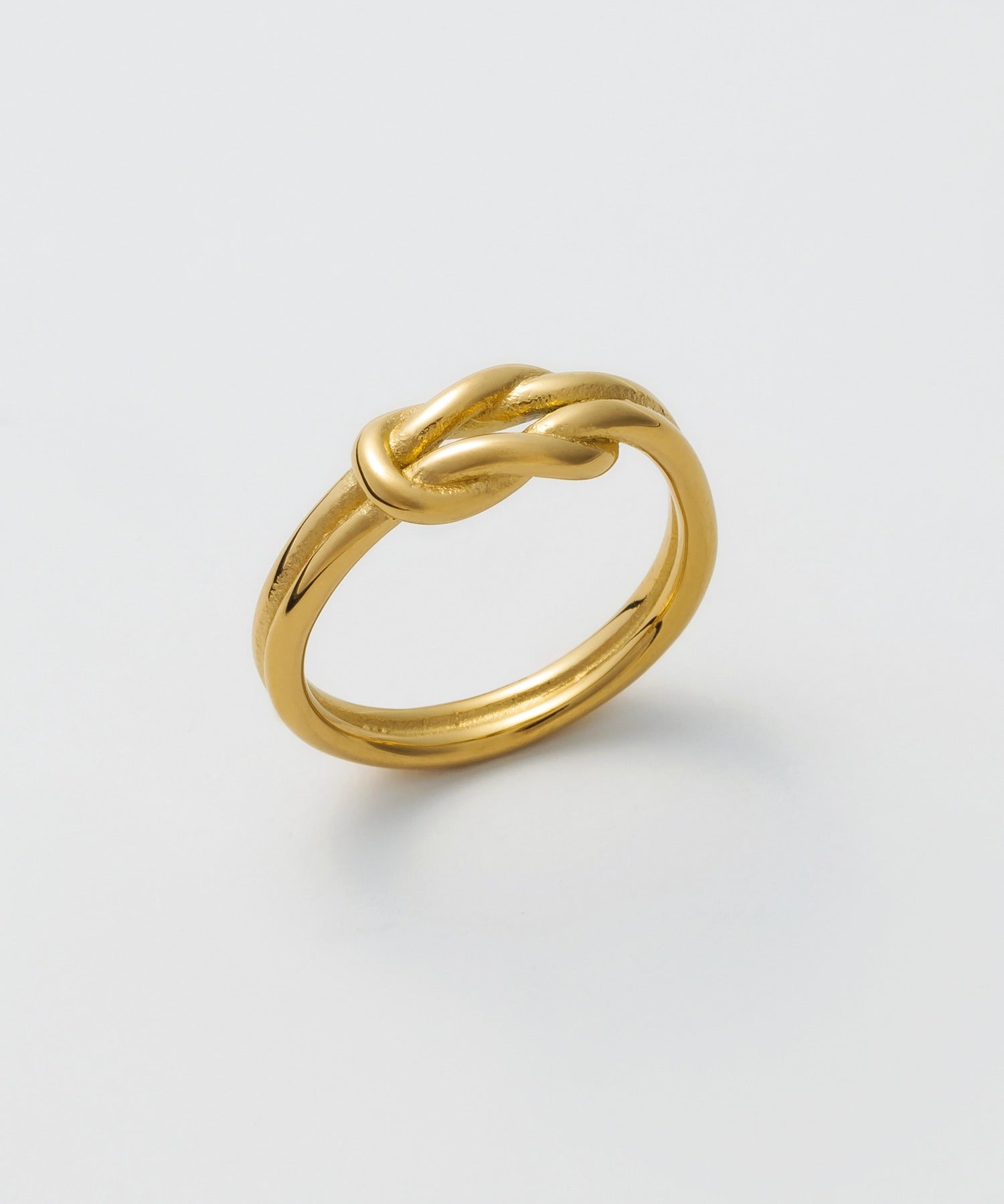 ciite' シーテ リング 【 金属アレルギー対応 】 ノットリング サージカルステンレス ゴールド