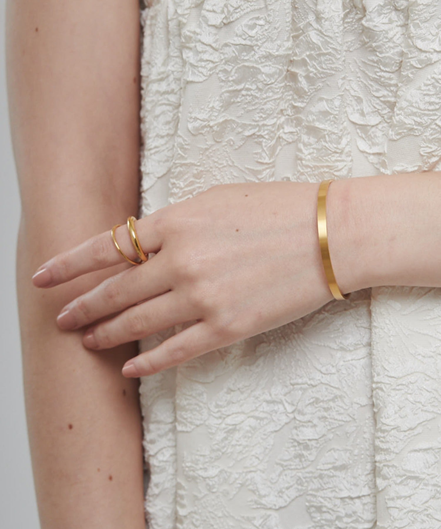 ciite' シーテ ブレスレット 【 金属アレルギー対応 】 シンプルブレスレット サージカルステンレス ゴールド FREE