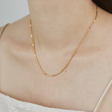 ciite' シーテ ネックレス 【 金属アレルギー対応 】 シンプルネックレス サージカルステンレス ゴールド FREE