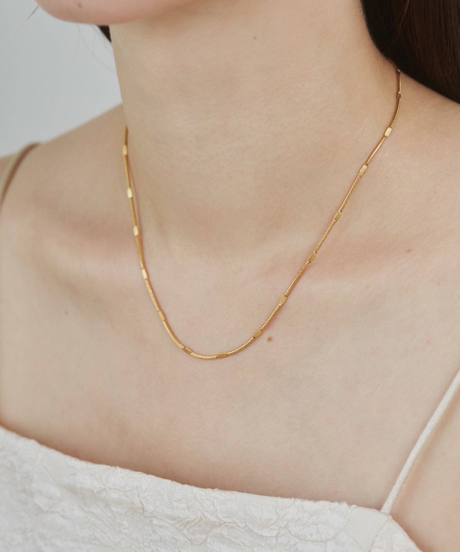 ciite' シーテ ネックレス 【 金属アレルギー対応 】 シンプルネックレス サージカルステンレス ゴールド FREE