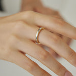 ciite' シーテ リング 【 金属アレルギー対応 】 バイカラーリング サージカルステンレス シルバー