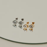 ciite' シーテ ピアス（両耳用） 【 金属アレルギー対応 】 ハートデザインピアス サージカルステンレス (両耳用)