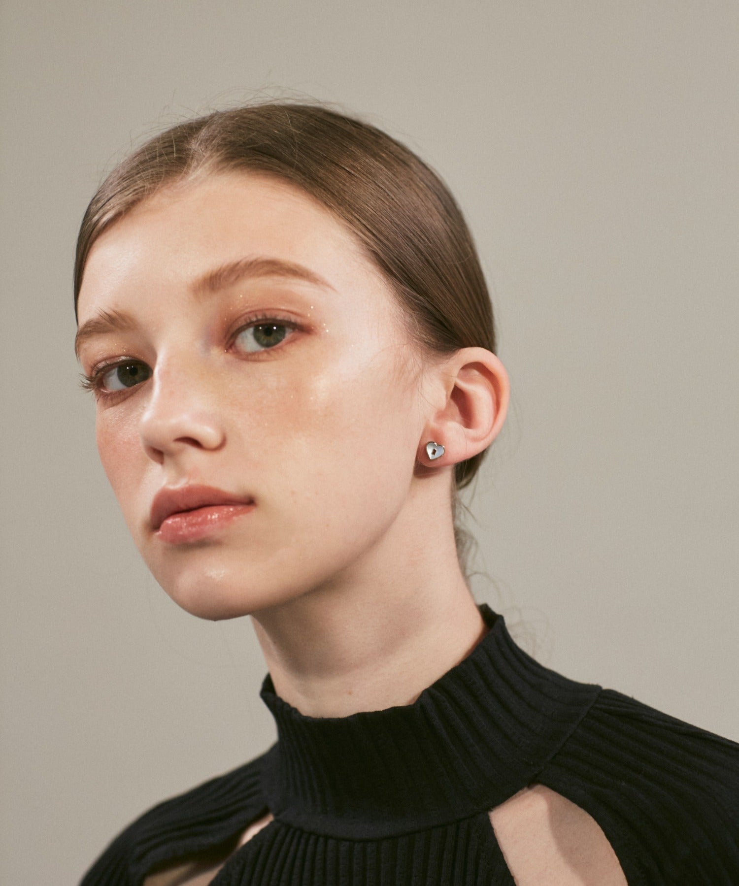 ciite' シーテ ピアス（両耳用） 【 金属アレルギー対応 】 ハートデザインピアス サージカルステンレス (両耳用)