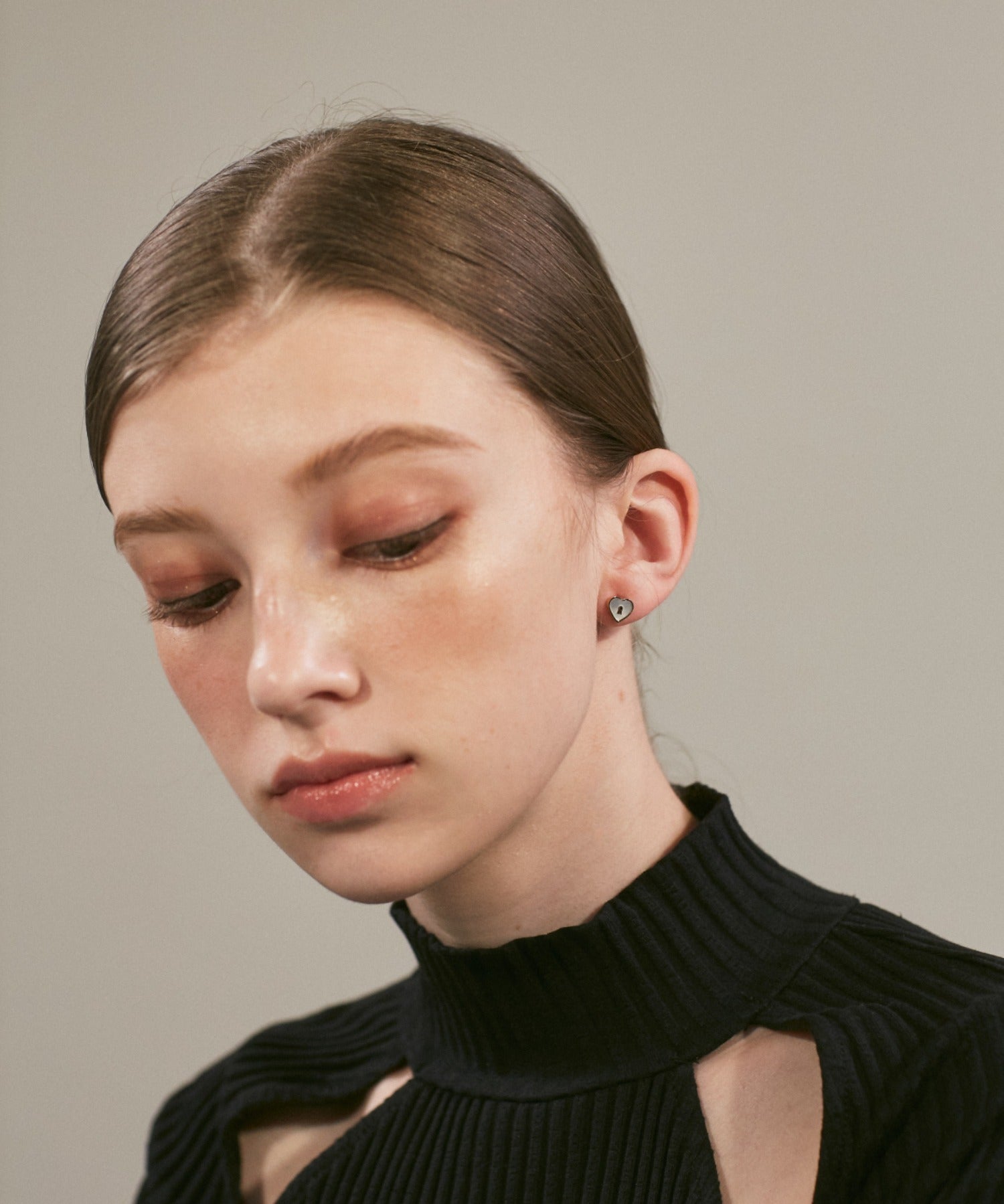 ciite' シーテ ピアス（両耳用） 【 金属アレルギー対応 】 ハートデザインピアス サージカルステンレス (両耳用)