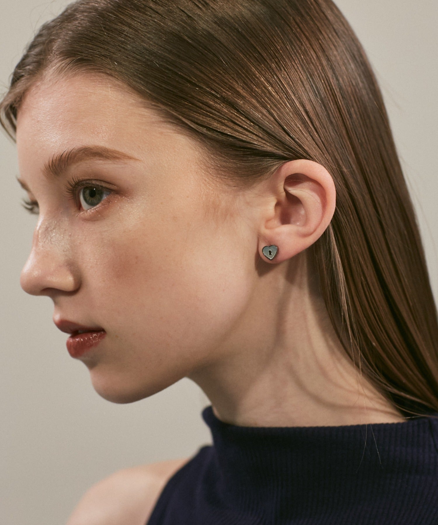 ciite' シーテ ピアス（両耳用） 【 金属アレルギー対応 】 ハートデザインピアス サージカルステンレス (両耳用)