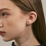 ciite' シーテ ピアス（両耳用） 【 金属アレルギー対応 】 シンプルミニピアス サージカルステンレス (両耳用) シルバー FREE