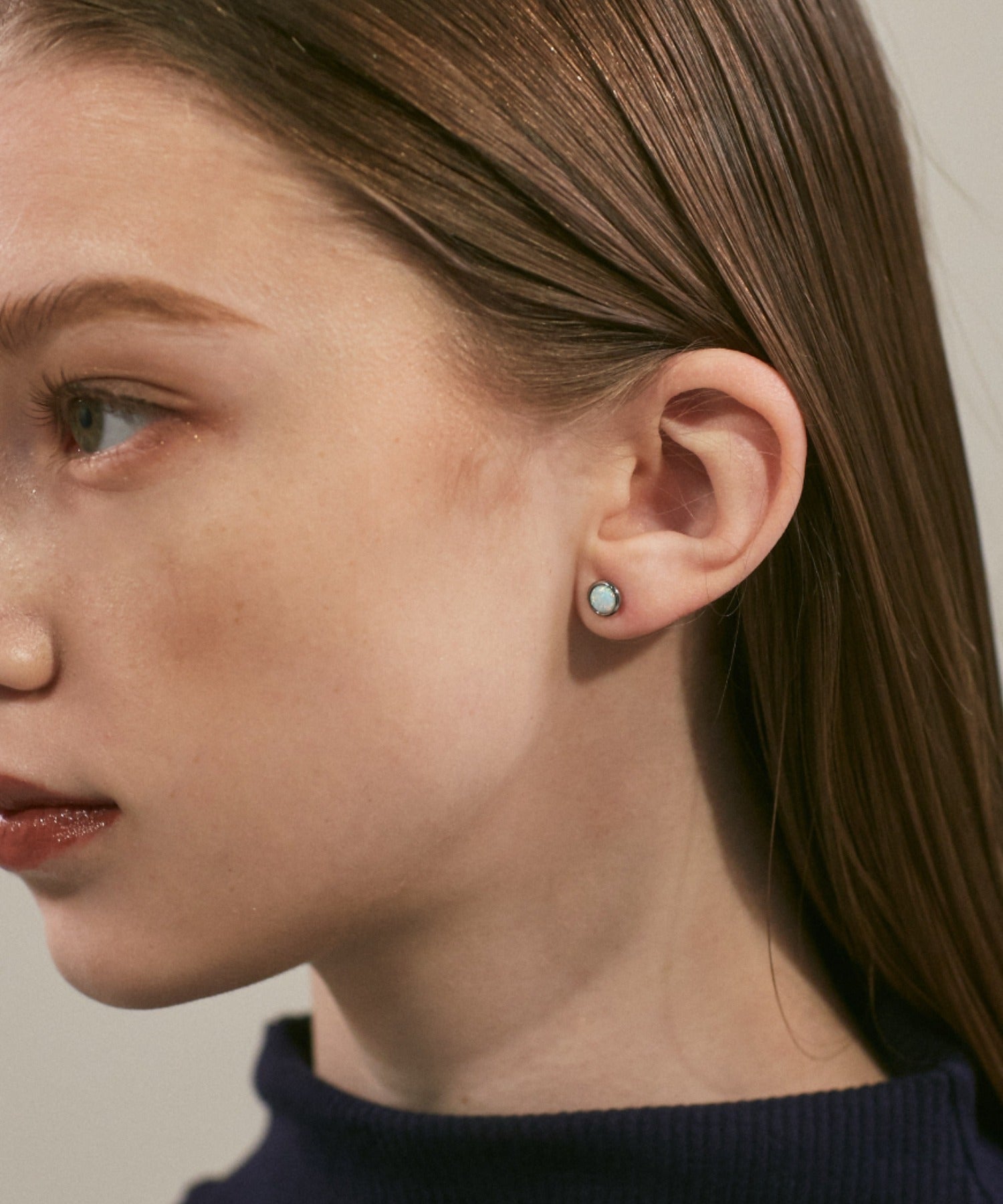 ciite' シーテ ピアス（両耳用） 【 金属アレルギー対応 】 シンプルミニピアス サージカルステンレス (両耳用) シルバー FREE