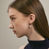 ciite' シーテ ピアス（両耳用） 【 金属アレルギー対応 】 パールフープピアス サージカルステンレス (両耳用)