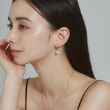 ciite' シーテ ピアス（両耳用） 【 金属アレルギー対応 】 パールフープピアス サージカルステンレス (両耳用)