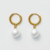 ciite' シーテ ピアス（両耳用） 【 金属アレルギー対応 】 パールフープピアス サージカルステンレス (両耳用)