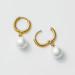 ciite' シーテ ピアス（両耳用） 【 金属アレルギー対応 】 パールフープピアス サージカルステンレス (両耳用)