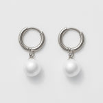 ciite' シーテ ピアス（両耳用） 【 金属アレルギー対応 】 パールフープピアス サージカルステンレス (両耳用)