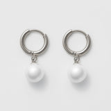 ciite' シーテ ピアス（両耳用） 【 金属アレルギー対応 】 パールフープピアス サージカルステンレス (両耳用)