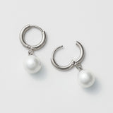 ciite' シーテ ピアス（両耳用） 【 金属アレルギー対応 】 パールフープピアス サージカルステンレス (両耳用)