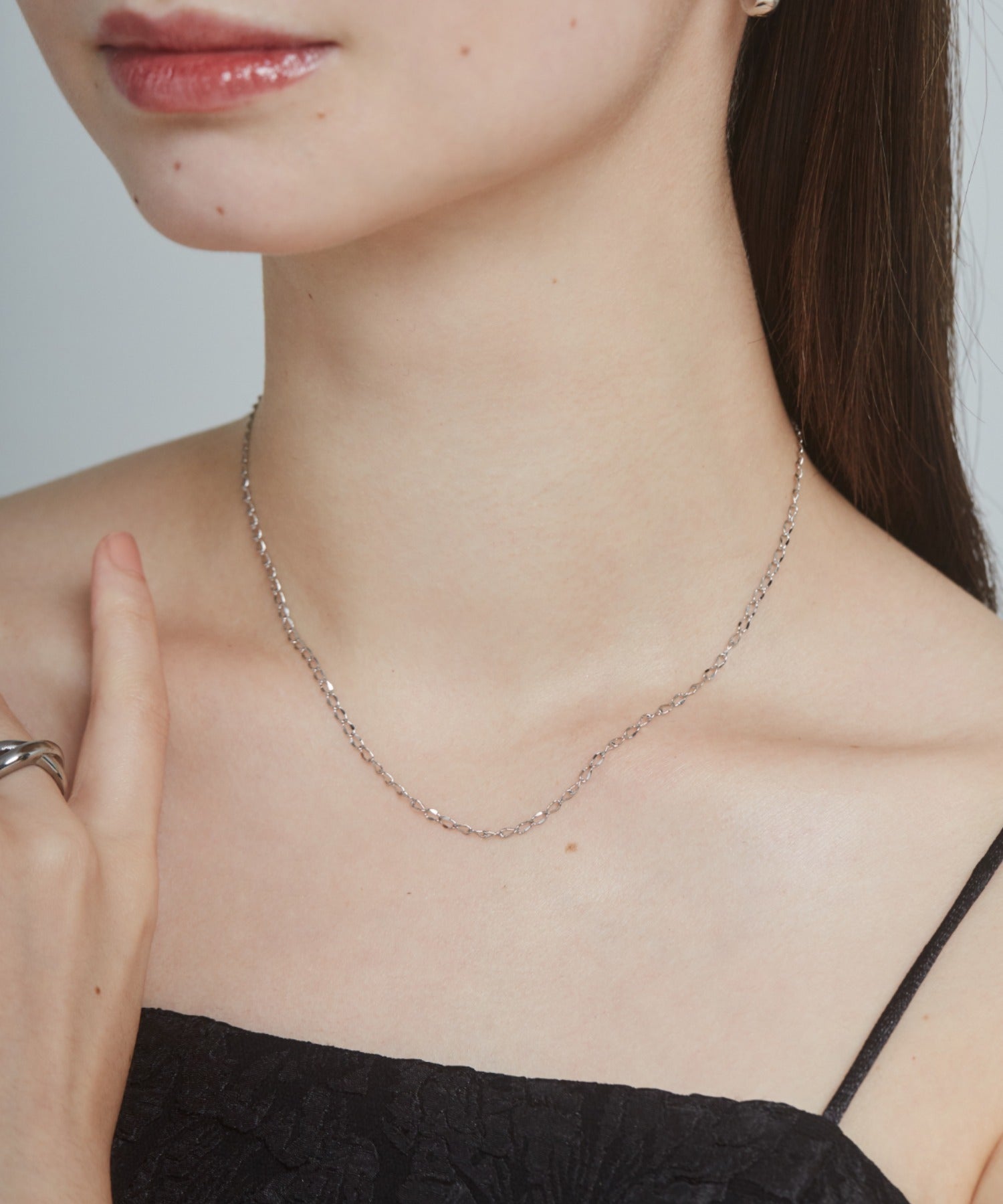 ciite' シーテ ネックレス 【 金属アレルギー対応 】 シンプルチェーンネックレス