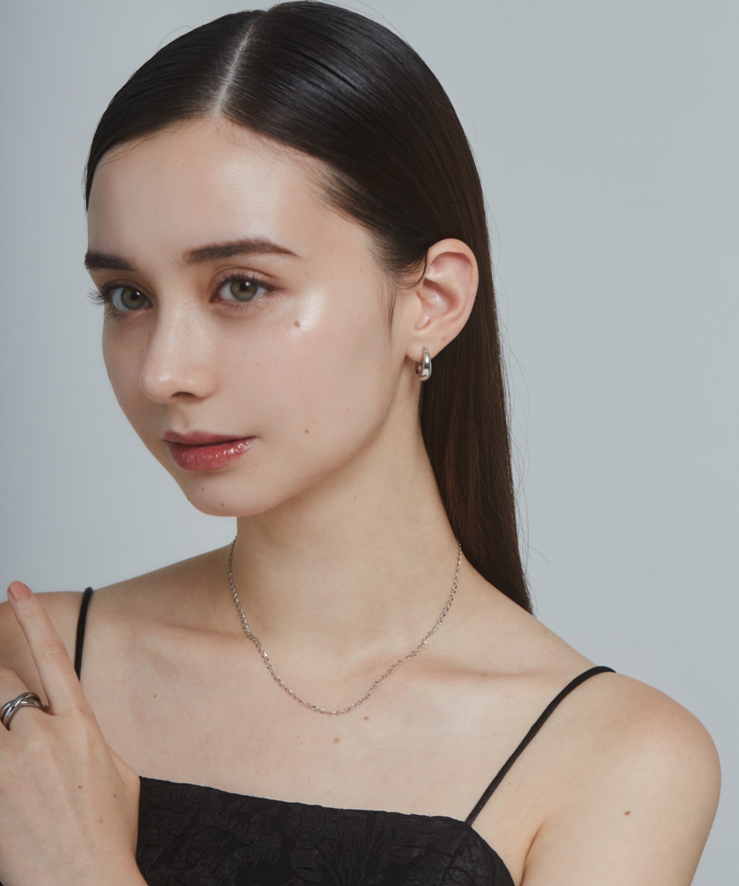 ciite' シーテ ネックレス 【 金属アレルギー対応 】 シンプルチェーンネックレス