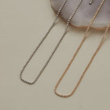 ciite' シーテ ネックレス 【 金属アレルギー対応 】 シンプルビジューネックレス サージカルステンレス