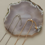 ciite' シーテ ネックレス 【 金属アレルギー対応 】 シンプルビジューネックレス サージカルステンレス