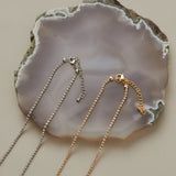 ciite' シーテ ネックレス 【 金属アレルギー対応 】 シンプルビジューネックレス サージカルステンレス