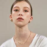 ciite' シーテ ネックレス 【 金属アレルギー対応 】 シンプルビジューネックレス サージカルステンレス