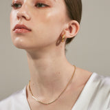 ciite' シーテ ネックレス 【 金属アレルギー対応 】 シンプルビジューネックレス サージカルステンレス