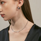 ciite' シーテ ネックレス 【 金属アレルギー対応 】 シンプルビジューネックレス サージカルステンレス