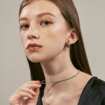 ciite' シーテ ネックレス 【 金属アレルギー対応 】 シンプルビジューネックレス サージカルステンレス