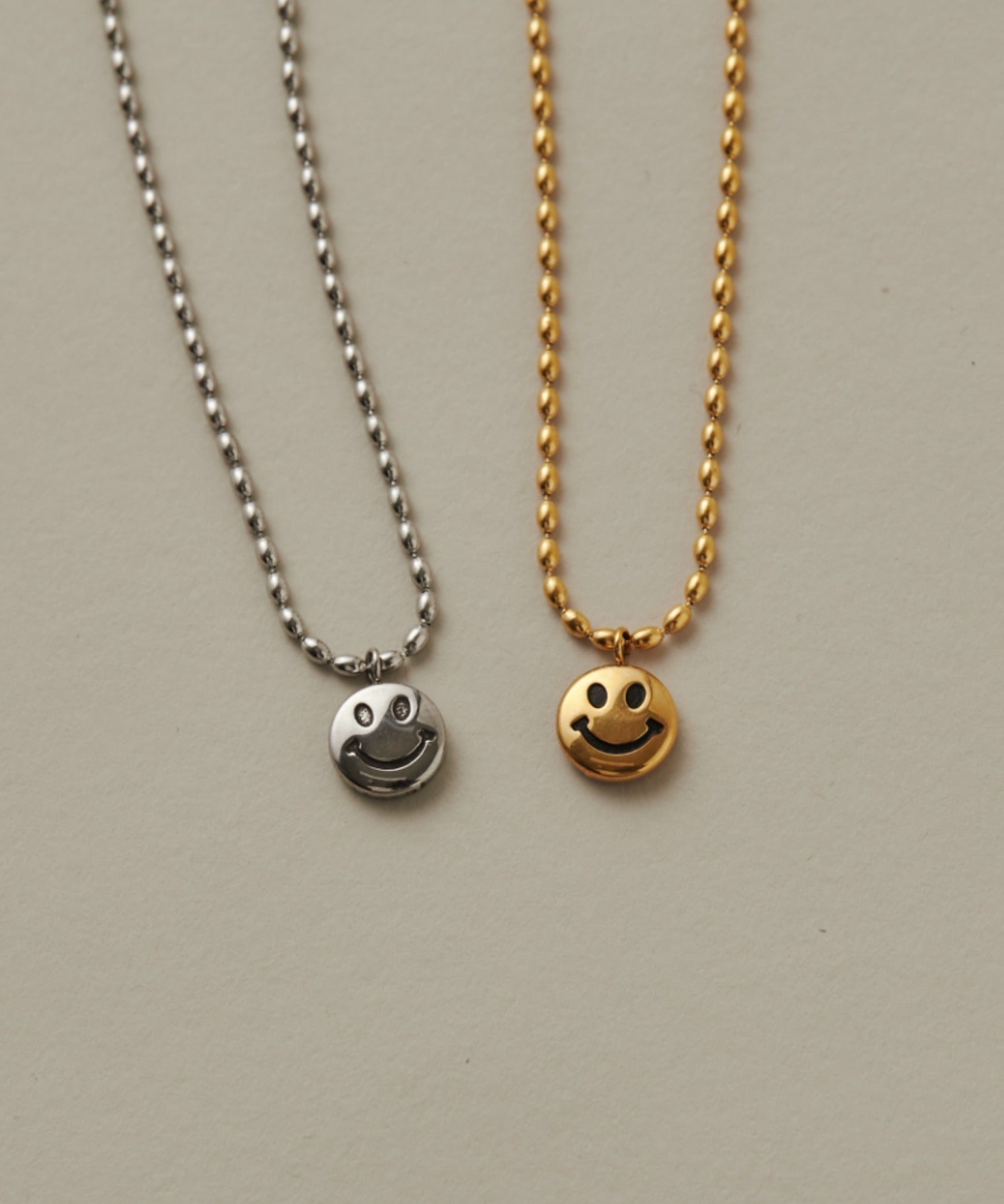 ciite' シーテ ネックレス 【 金属アレルギー対応 】 スマイルネックレス サージカルステンレス