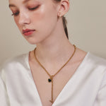 ciite' シーテ ネックレス 【 金属アレルギー対応 】 ハート マントルチェーンネックレス サージカルステンレス