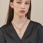 ciite' シーテ ネックレス 【 金属アレルギー対応 】 ハート マントルチェーンネックレス サージカルステンレス