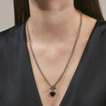 ciite' シーテ ネックレス 【 金属アレルギー対応 】 ハート マントルチェーンネックレス サージカルステンレス