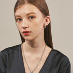 ciite' シーテ ネックレス 【 金属アレルギー対応 】 ハート マントルチェーンネックレス サージカルステンレス