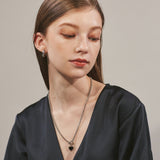 ciite' シーテ ネックレス 【 金属アレルギー対応 】 ハート マントルチェーンネックレス サージカルステンレス