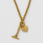 ciite' シーテ ネックレス 【 金属アレルギー対応 】 ハート マントルチェーンネックレス サージカルステンレス