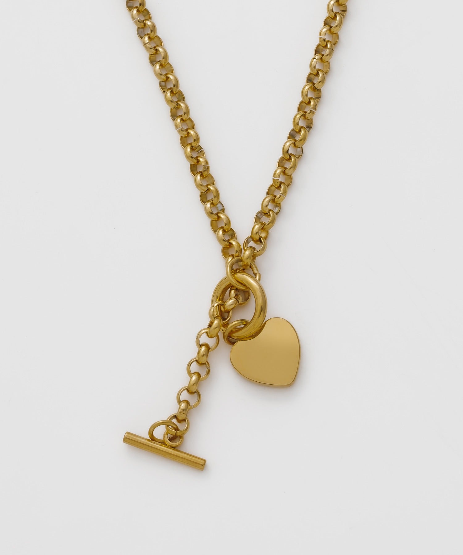 ciite' シーテ ネックレス 【 金属アレルギー対応 】 ハート マントルチェーンネックレス サージカルステンレス