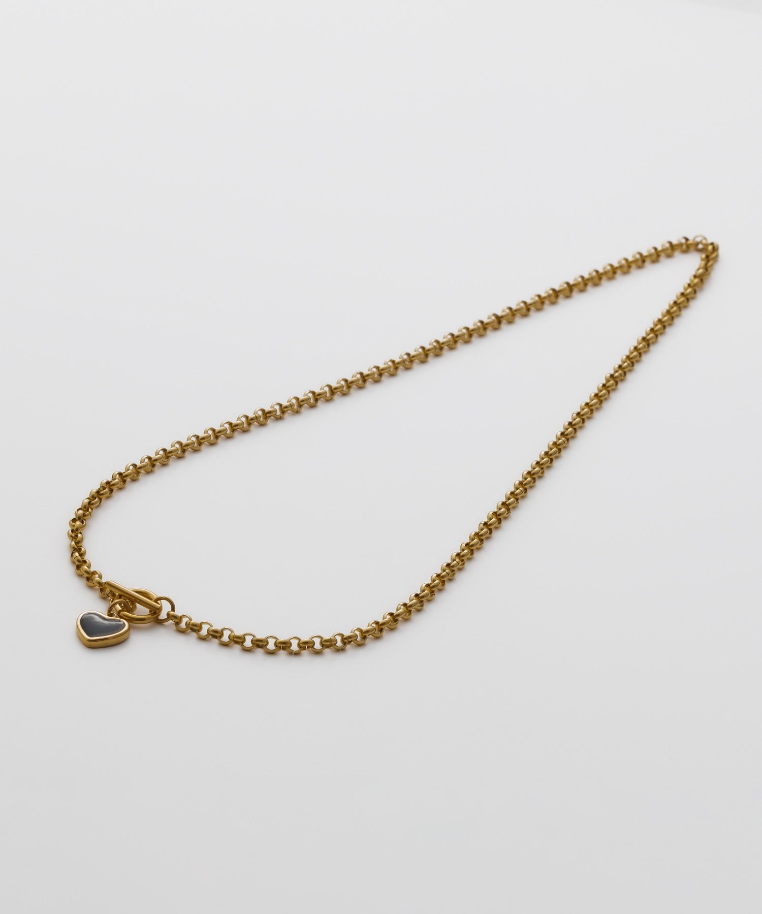 ciite' シーテ ネックレス 【 金属アレルギー対応 】 ハート マントルチェーンネックレス サージカルステンレス