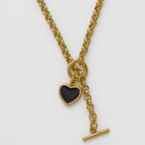 ciite' シーテ ネックレス 【 金属アレルギー対応 】 ハート マントルチェーンネックレス サージカルステンレス