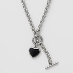 ciite' シーテ ネックレス 【 金属アレルギー対応 】 ハート マントルチェーンネックレス サージカルステンレス