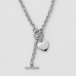 ciite' シーテ ネックレス 【 金属アレルギー対応 】 ハート マントルチェーンネックレス サージカルステンレス