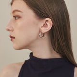 ciite' シーテ ピアス（両耳用） 【 金属アレルギー対応 】 シンプルフープピアス サージカルステンレス (両耳用)