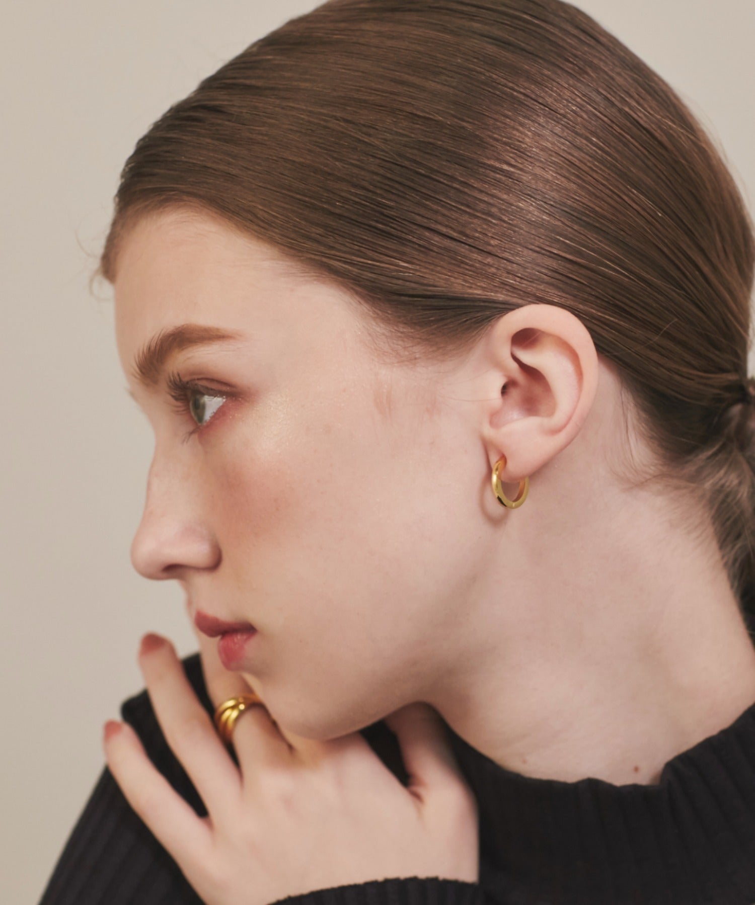 ciite' シーテ ピアス（両耳用） 【 金属アレルギー対応 】 シンプルフープピアス サージカルステンレス (両耳用)